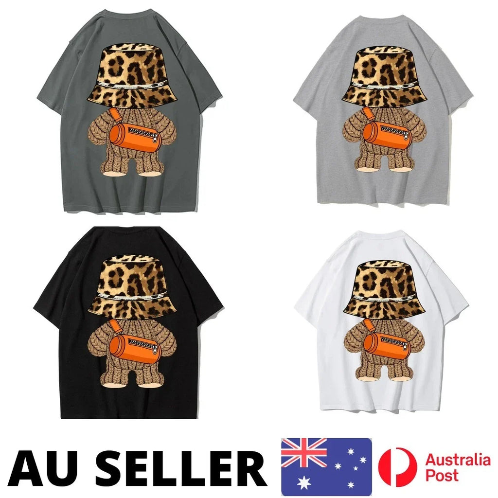 The Back Of Teddy Bear Mans Fitting Shoulder Kawaii - Adult & Kids T-Shirts, Sweatshirts & Hoodies apparel design preview 1