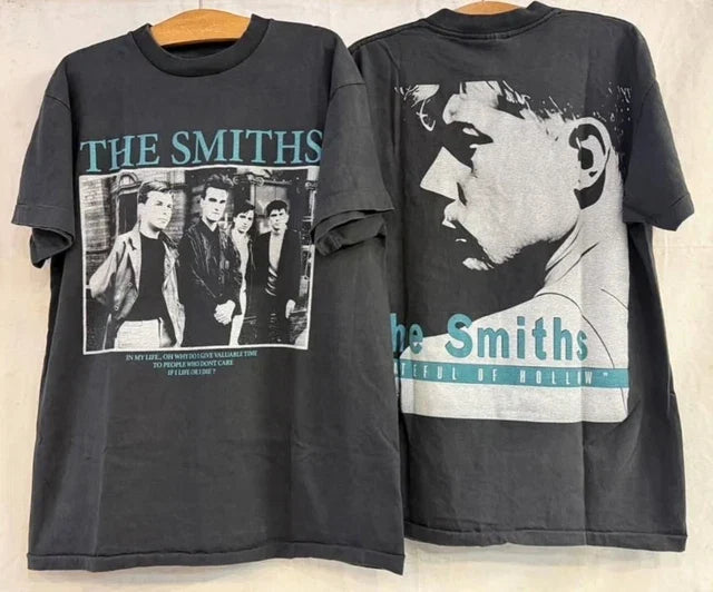 Vintage The Smiths 1980s Hatful Of Hollow Band - Adult & Kids T-Shirts, Sweatshirts & Hoodies apparel design preview 1