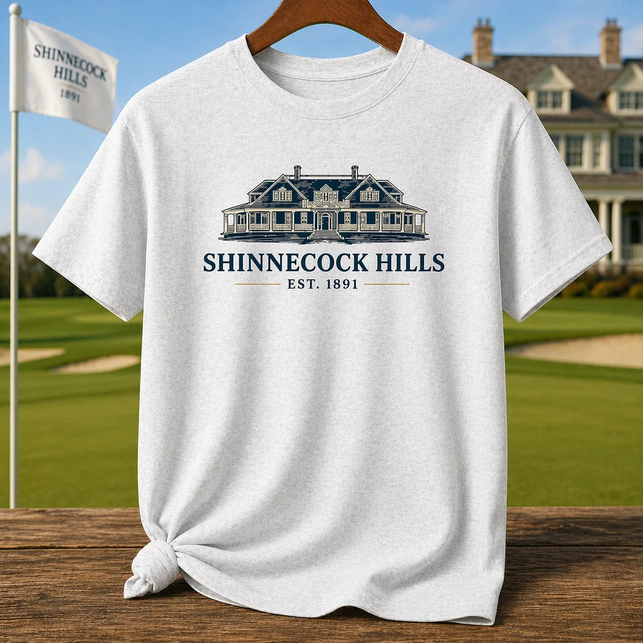 Shinnecock Hills Golf US Open 2026 inspired Long - Adult & Kids T-Shirts, Sweatshirts & Hoodies apparel design preview 1
