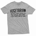 Vegetarian Funny Definition Humorous Foodie Gift Anti - Adult & Kids T-Shirts, Sweatshirts & Hoodies apparel design preview 1
