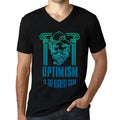 Men's Graphic V Neck Optimism Is The Highest Good - Adult & Kids T-Shirts, Sweatshirts & Hoodies apparel design preview 1