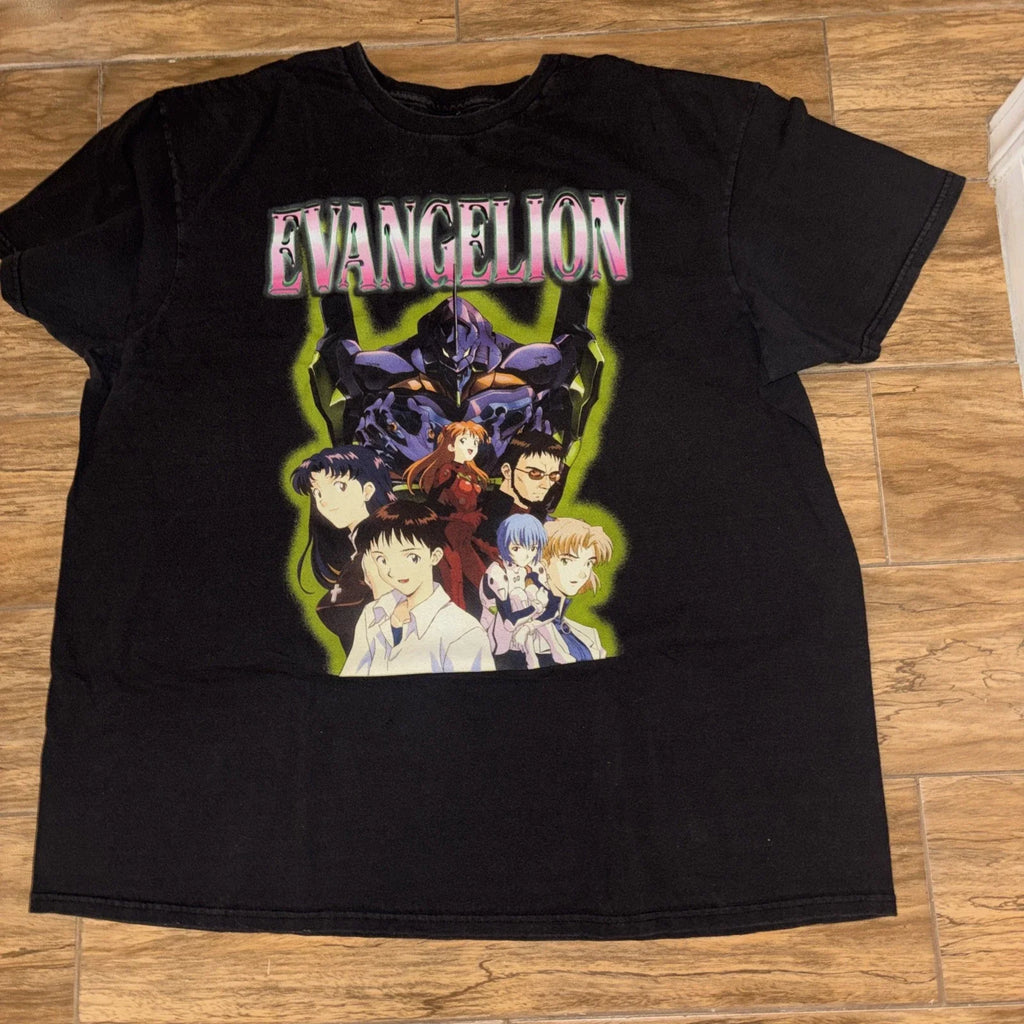 Evangelion Anime Graphic Men's size xl Black Neon - Adult & Kids T-Shirts, Sweatshirts & Hoodies apparel design preview 1