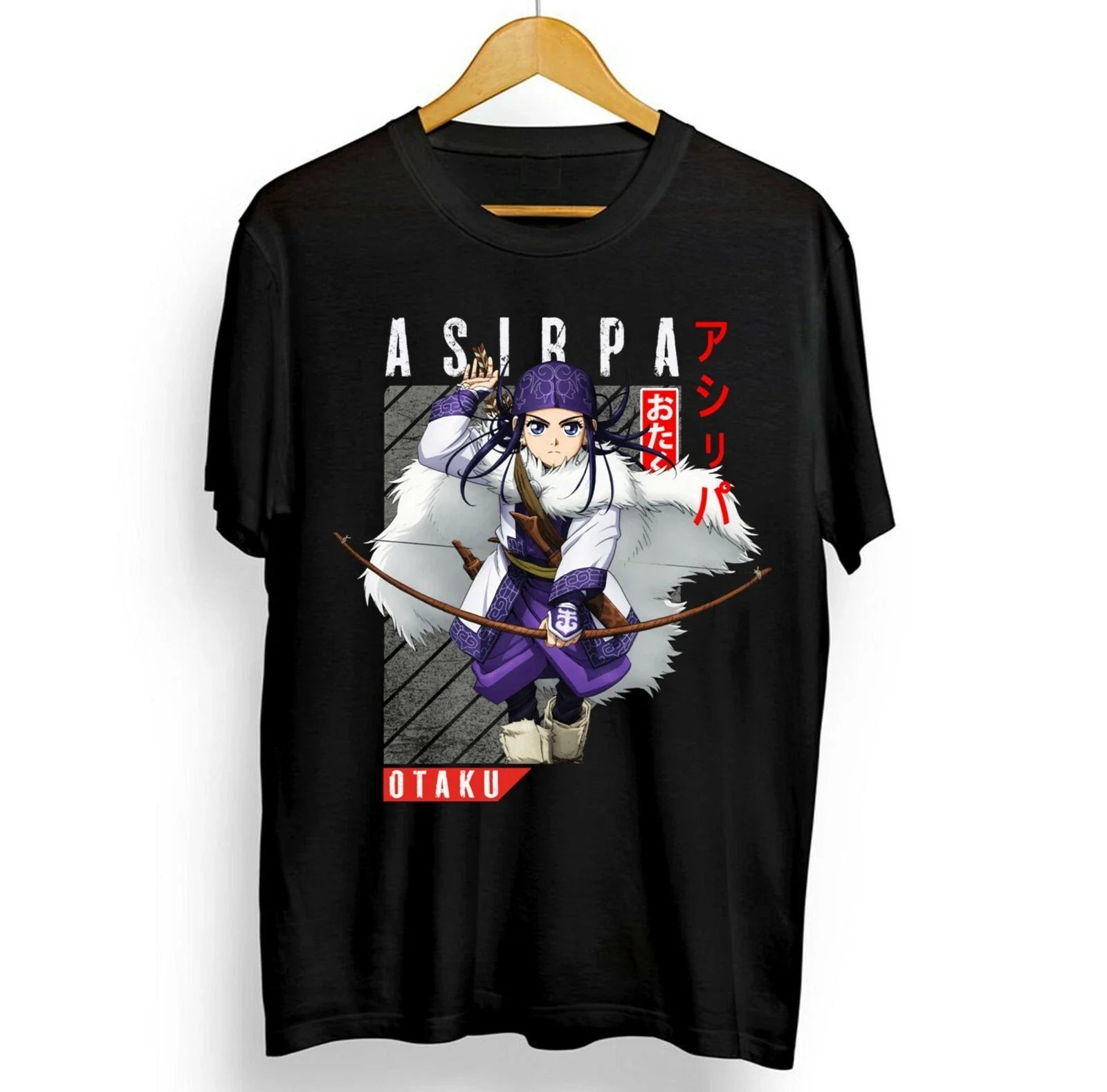 Asirpa Golden Kamuy, Aeshtetic Anime 2022 new - Adult & Kids T-Shirts, Sweatshirts & Hoodies apparel design preview 1
