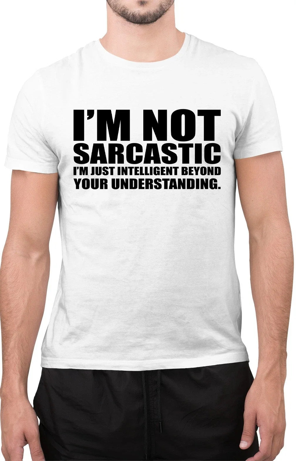 Funny I'm Not Sarcastic Novelty Amazing Tumblr - Adult & Kids T-Shirts, Sweatshirts & Hoodies apparel design preview 1