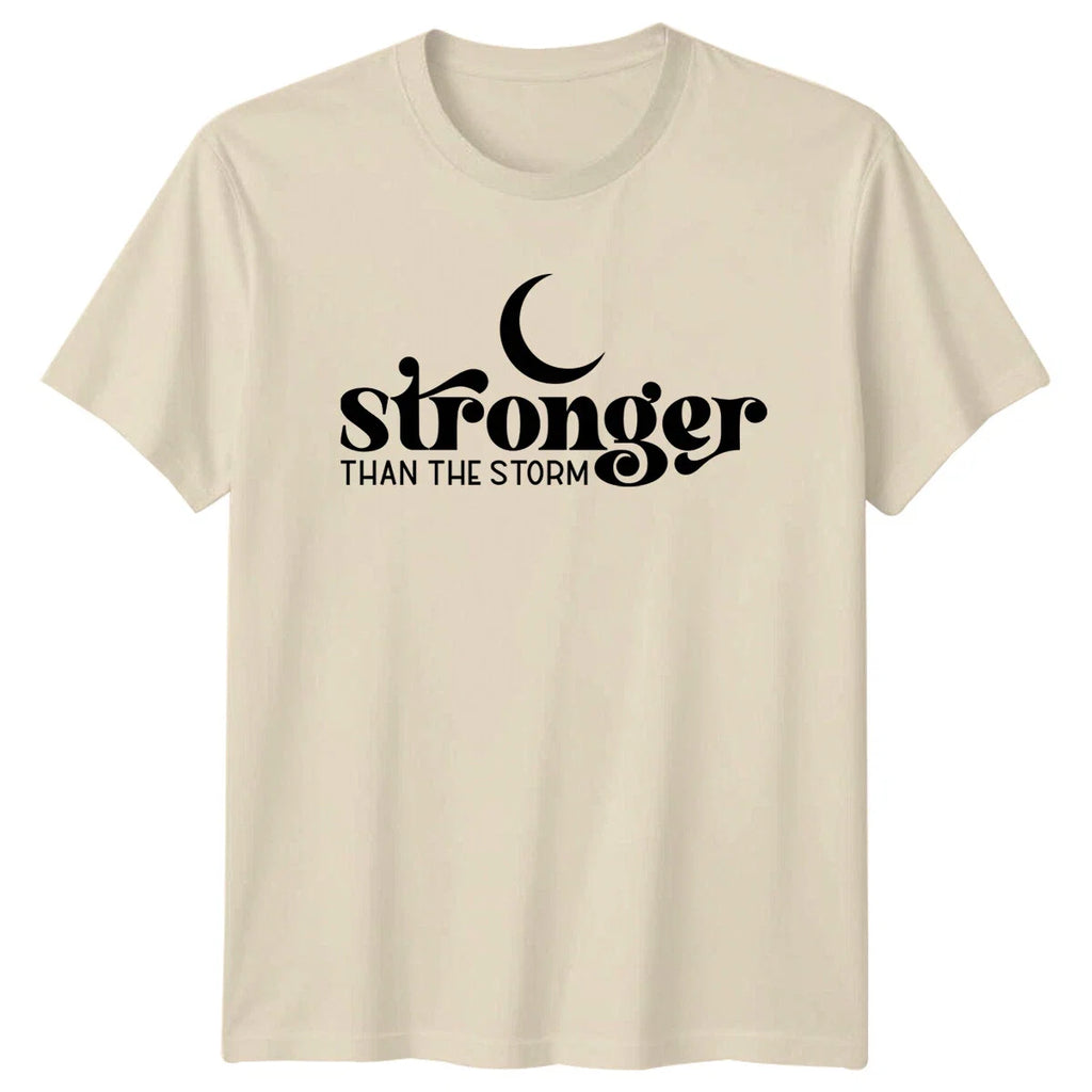 Stronger Than The Storm Crescent Moon Boho - Adult & Kids T-Shirts, Sweatshirts & Hoodies apparel design preview 1