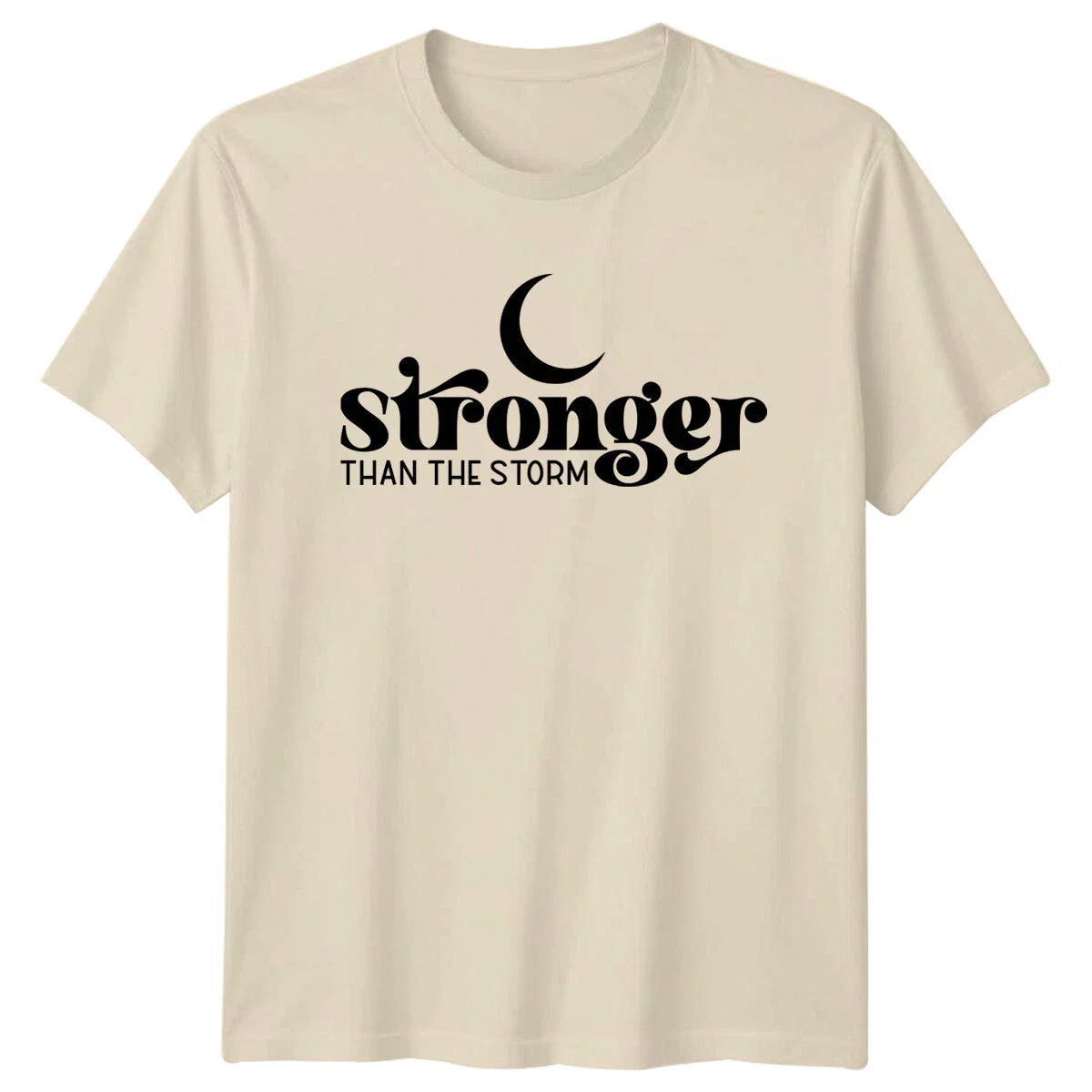 Stronger Than The Storm Crescent Moon Boho - Adult & Kids T-Shirts, Sweatshirts & Hoodies apparel design preview 1