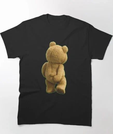 Ted bear scratching his ass. Classic - Adult & Kids T-Shirts, Sweatshirts & Hoodies apparel design preview 1