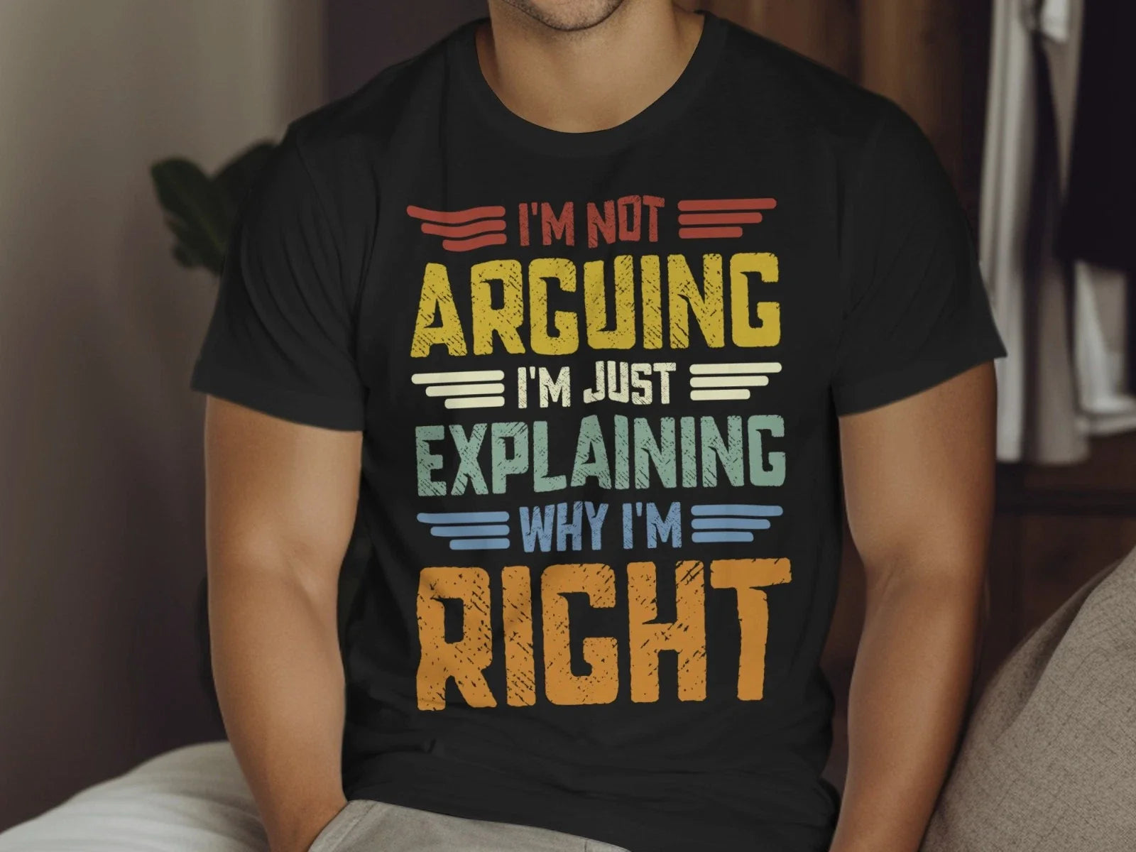 Funny Quote I'm Not Arguing Just Explaining Why Right - Adult & Kids T-Shirts, Sweatshirts & Hoodies apparel design preview 1
