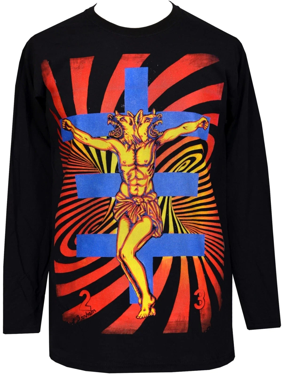 Psychic TV Men's Val Denham Wolf PTV Industrial Punk - Adult & Kids T-Shirts, Sweatshirts & Hoodies apparel design preview 1