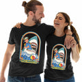 Stay Positive Shark Attack Ocean Funny Birthday Gift - Adult & Kids T-Shirts, Sweatshirts & Hoodies apparel design preview 1