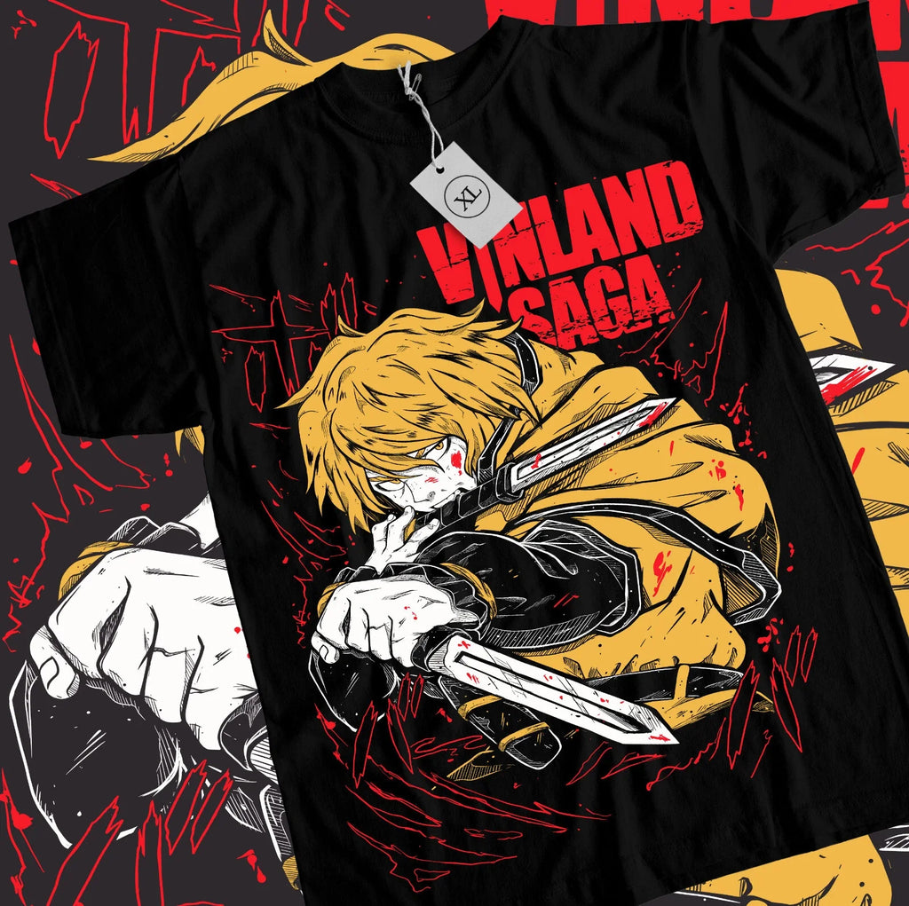 Vinland Saga ,Thorfinn Vinland,Askeladd,Manga Black - Adult & Kids T-Shirts, Sweatshirts & Hoodies apparel design preview 1