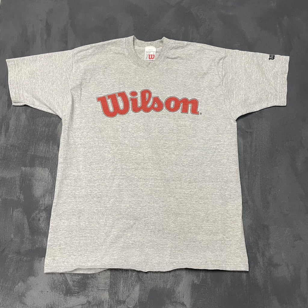 Vintage wilson sport mens XL Grey 2000s y2k logo - Adult & Kids T-Shirts, Sweatshirts & Hoodies apparel design preview 1