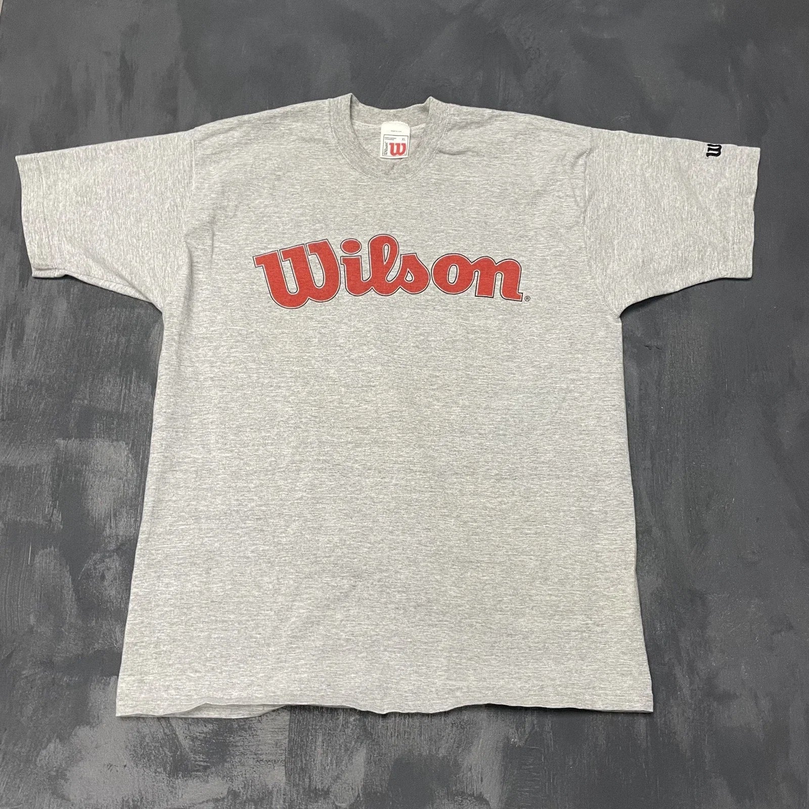 Vintage wilson sport mens XL Grey 2000s y2k logo - Adult & Kids T-Shirts, Sweatshirts & Hoodies apparel design preview 1