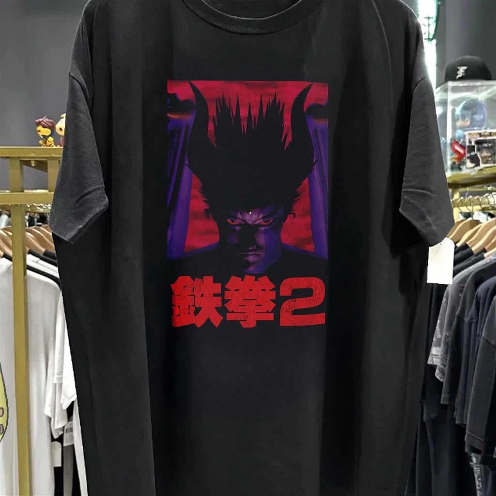 90s Tekken 2 Classic Black XL - Adult & Kids T-Shirts, Sweatshirts & Hoodies apparel design preview 1