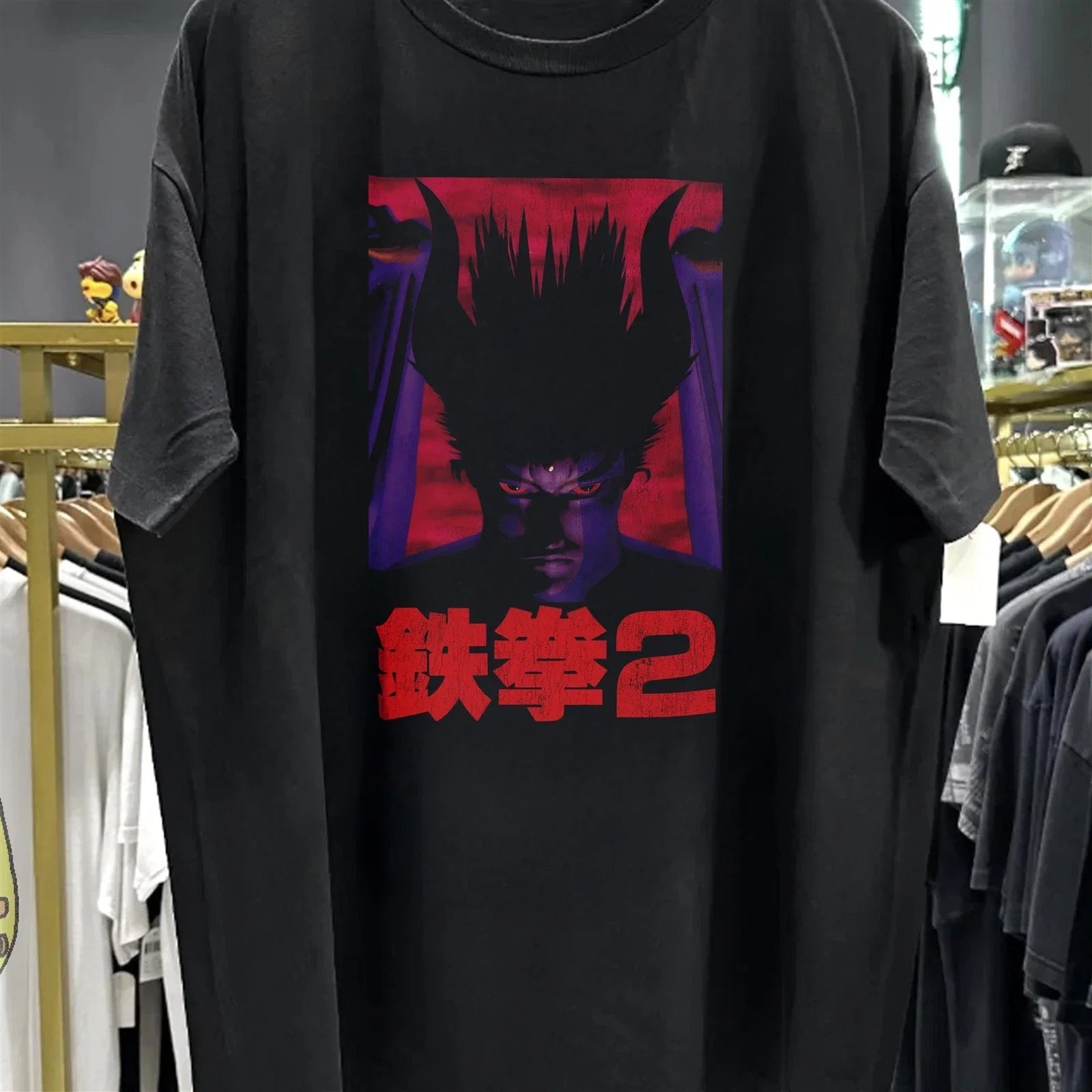 90s Tekken 2 Classic Black XL - Adult & Kids T-Shirts, Sweatshirts & Hoodies apparel design preview 1