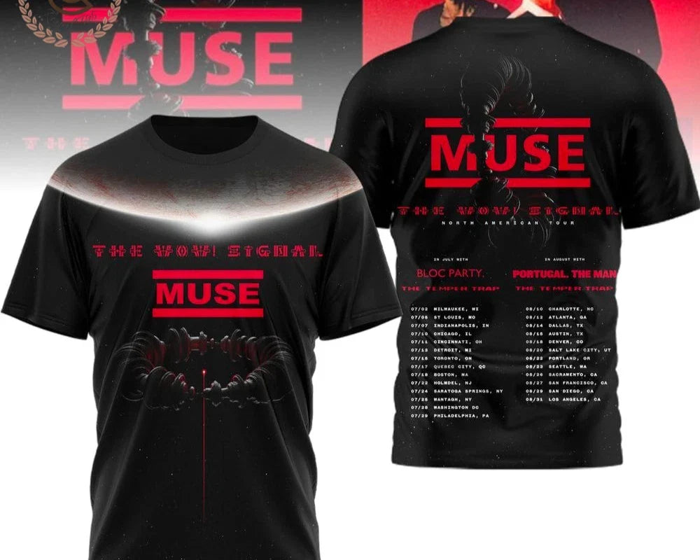 Muse The WOW! Signal Tour 2026 AOP - Adult & Kids T-Shirts, Sweatshirts & Hoodies apparel design preview 1