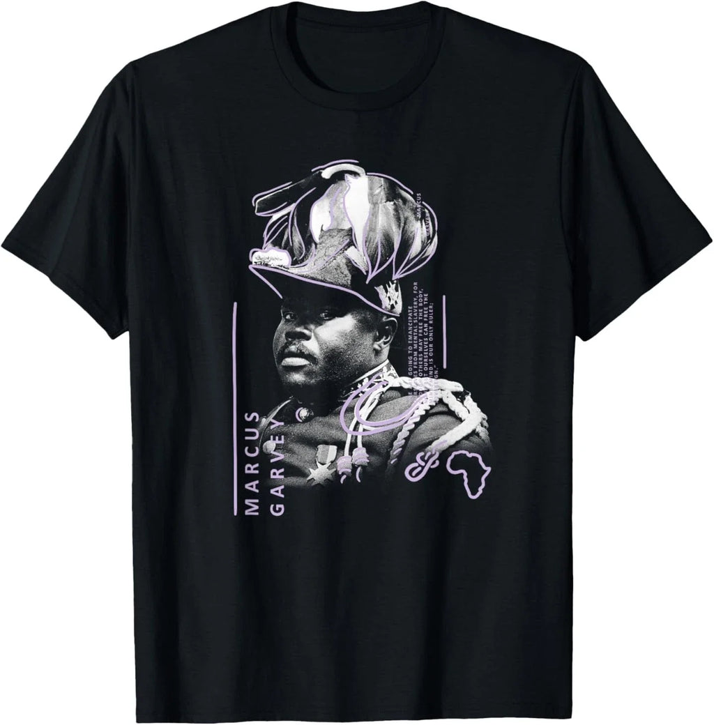 Marcus Garvey Quote Front Back - Adult & Kids T-Shirts, Sweatshirts & Hoodies apparel design preview 1