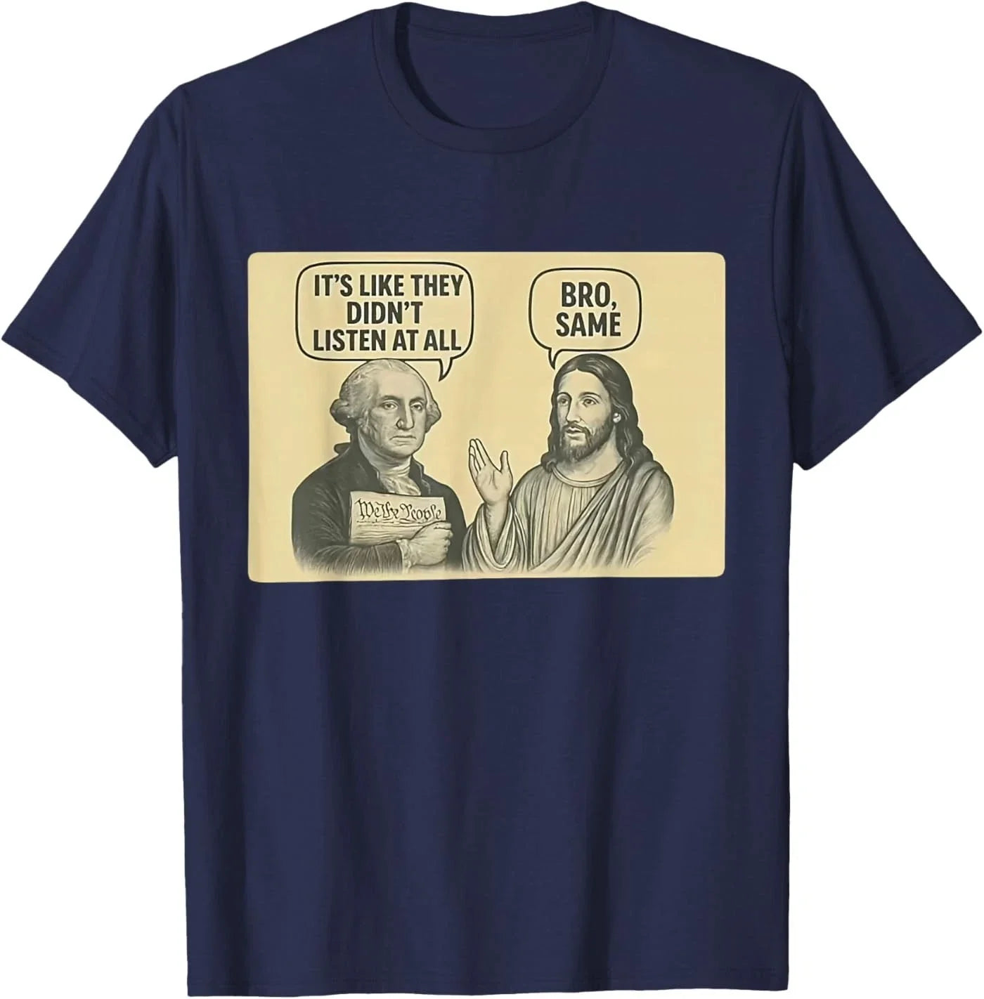 Its Like They Didnt Listen at All bro Same Meme - Adult & Kids T-Shirts, Sweatshirts & Hoodies apparel design preview 1