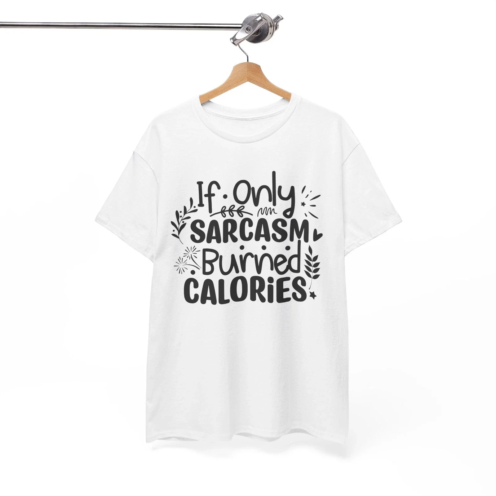 Genius Humor Smart Sarcastic If Only Sarcasm Burned - Adult & Kids T-Shirts, Sweatshirts & Hoodies apparel design preview 1
