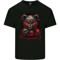An Evil Cat With Skull Satanic Kitty Mens Cotton Top - Adult & Kids T-Shirts, Sweatshirts & Hoodies apparel design preview 1