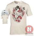 Geisha girl Japanese graphic art Samurai Tokyo Kawaii - Adult & Kids T-Shirts, Sweatshirts & Hoodies apparel design preview 1