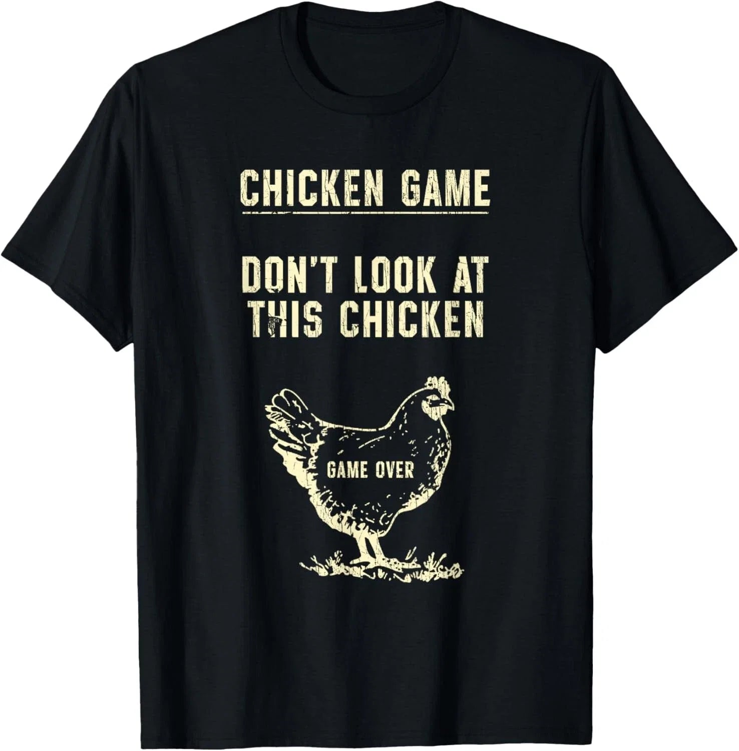Chicken Game Don't Look At This Over Gift - Adult & Kids T-Shirts, Sweatshirts & Hoodies apparel design preview 1