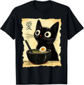 Funny Cat Ramen Graphic Japanese Kawaii Anime - Adult & Kids T-Shirts, Sweatshirts & Hoodies apparel design preview 1
