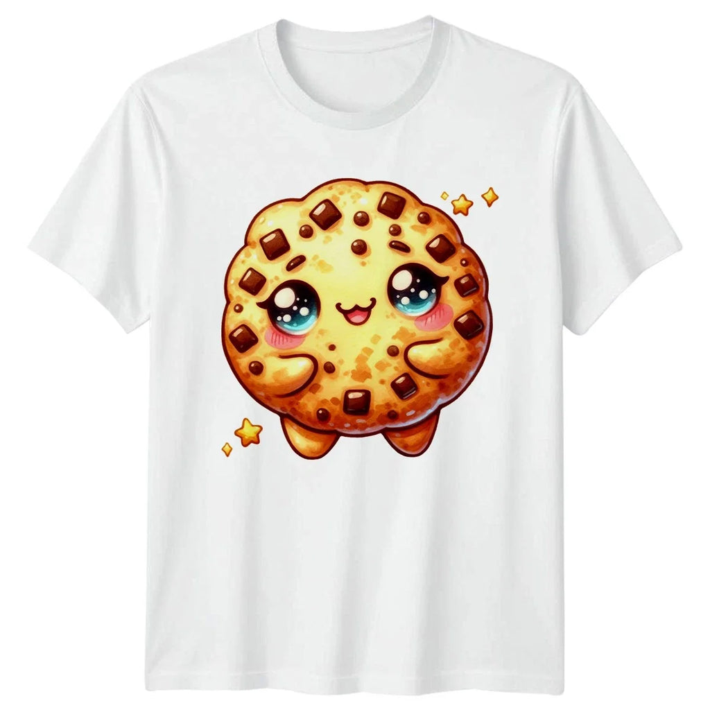 Sweet Cookie Kawaii Face Dessert Food Birthday Gift - Adult & Kids T-Shirts, Sweatshirts & Hoodies apparel design preview 1