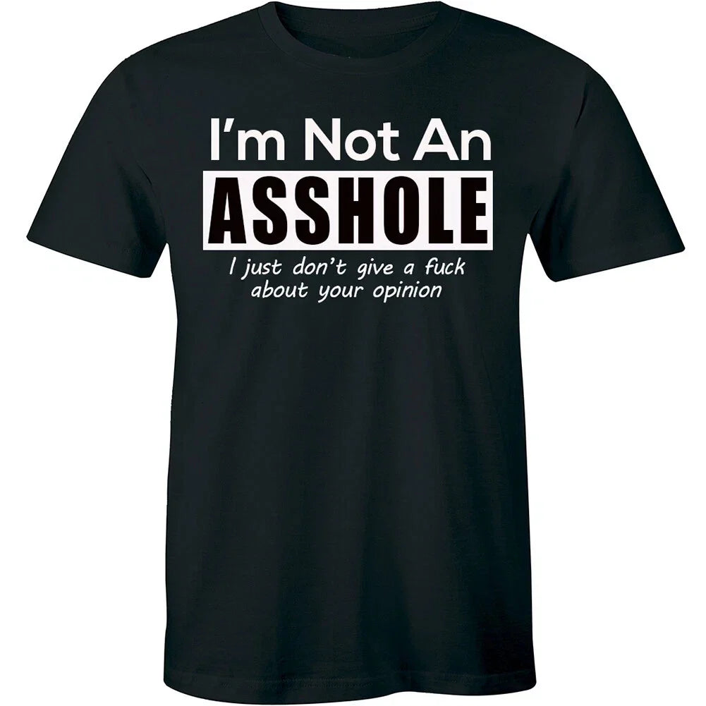 I'm Not An As*hole Funny Sarcastic Birthday Rude - Adult & Kids T-Shirts, Sweatshirts & Hoodies apparel design preview 1