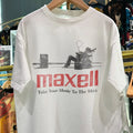 90s Maxell Classic White L - Adult & Kids T-Shirts, Sweatshirts & Hoodies apparel design preview 1