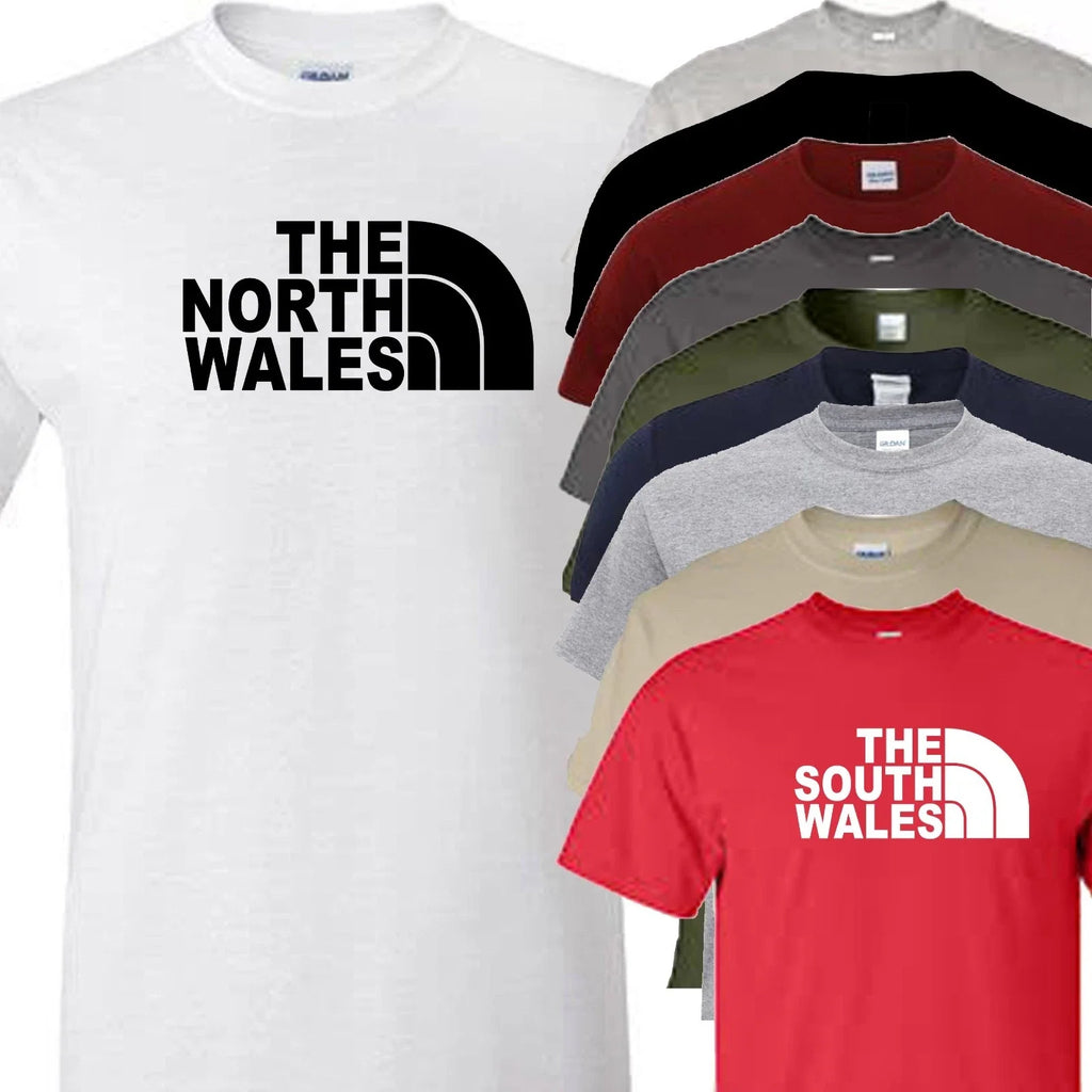 Wales The North ot South Novelty Design - Adult & Kids T-Shirts, Sweatshirts & Hoodies apparel design preview 1