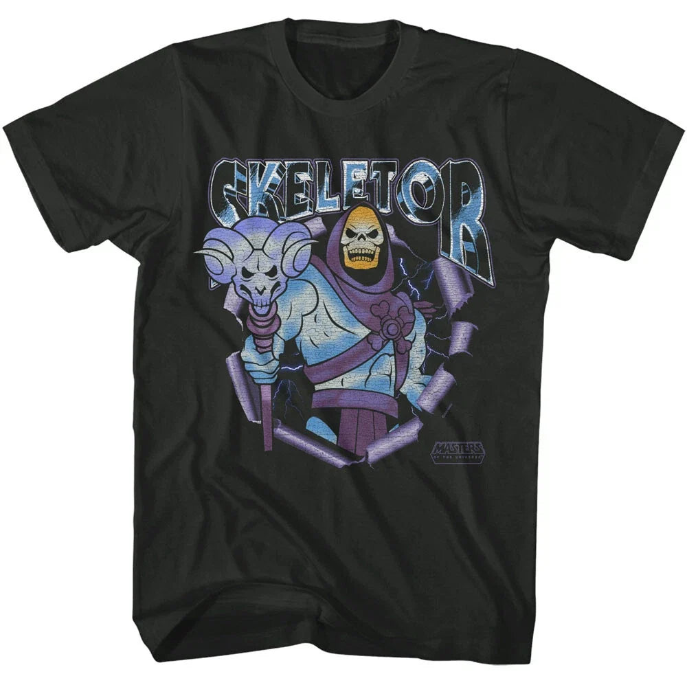 Masters Of The Universe 80's Cartoon Skeletor With - Adult & Kids T-Shirts, Sweatshirts & Hoodies apparel design preview 1