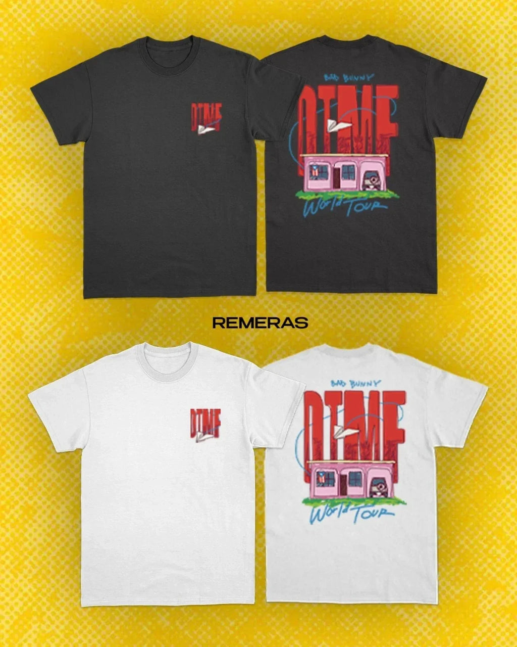 Exclusive!! BadBunny DTMF World Tour 2026 Merch All - Adult & Kids T-Shirts, Sweatshirts & Hoodies apparel design preview 1