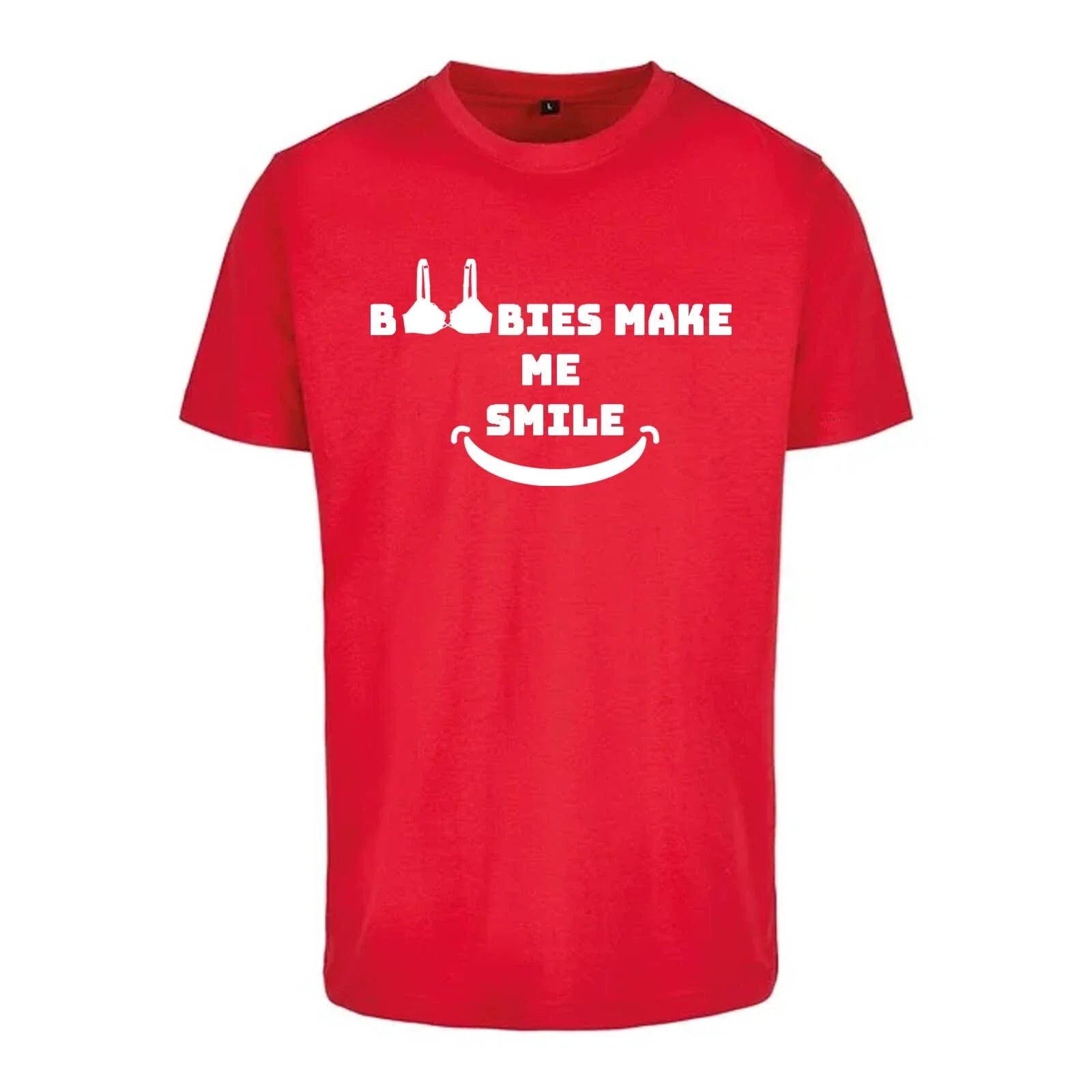 Boobies make me smile Novelty Funny Humour Secret - Adult & Kids T-Shirts, Sweatshirts & Hoodies apparel design preview 1