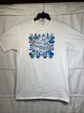 VTG 90s CHAMPION Brand Space Moon Spaceship Sz Large - Adult & Kids T-Shirts, Sweatshirts & Hoodies apparel design preview 1