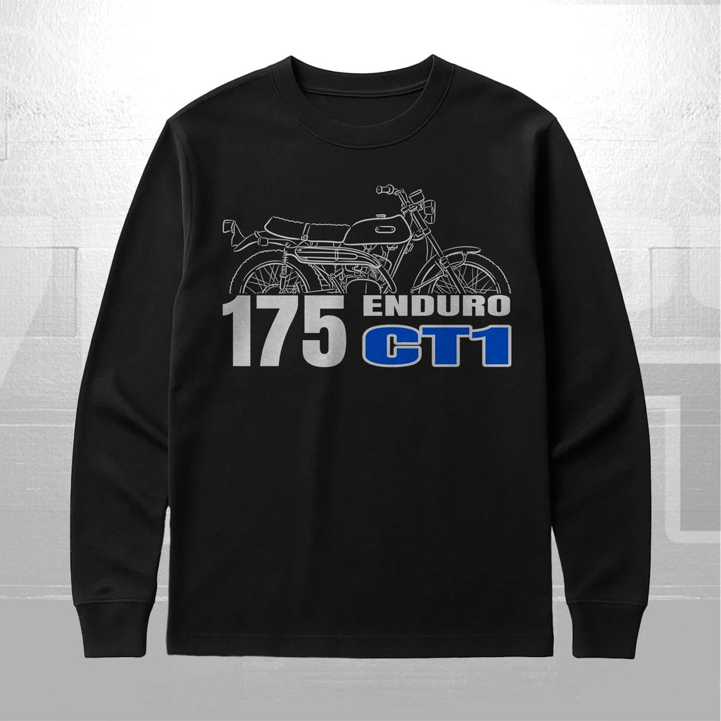 For Yamaha 175 CT1 1969-1971 fans - Adult & Kids T-Shirts, Sweatshirts & Hoodies apparel design preview 1
