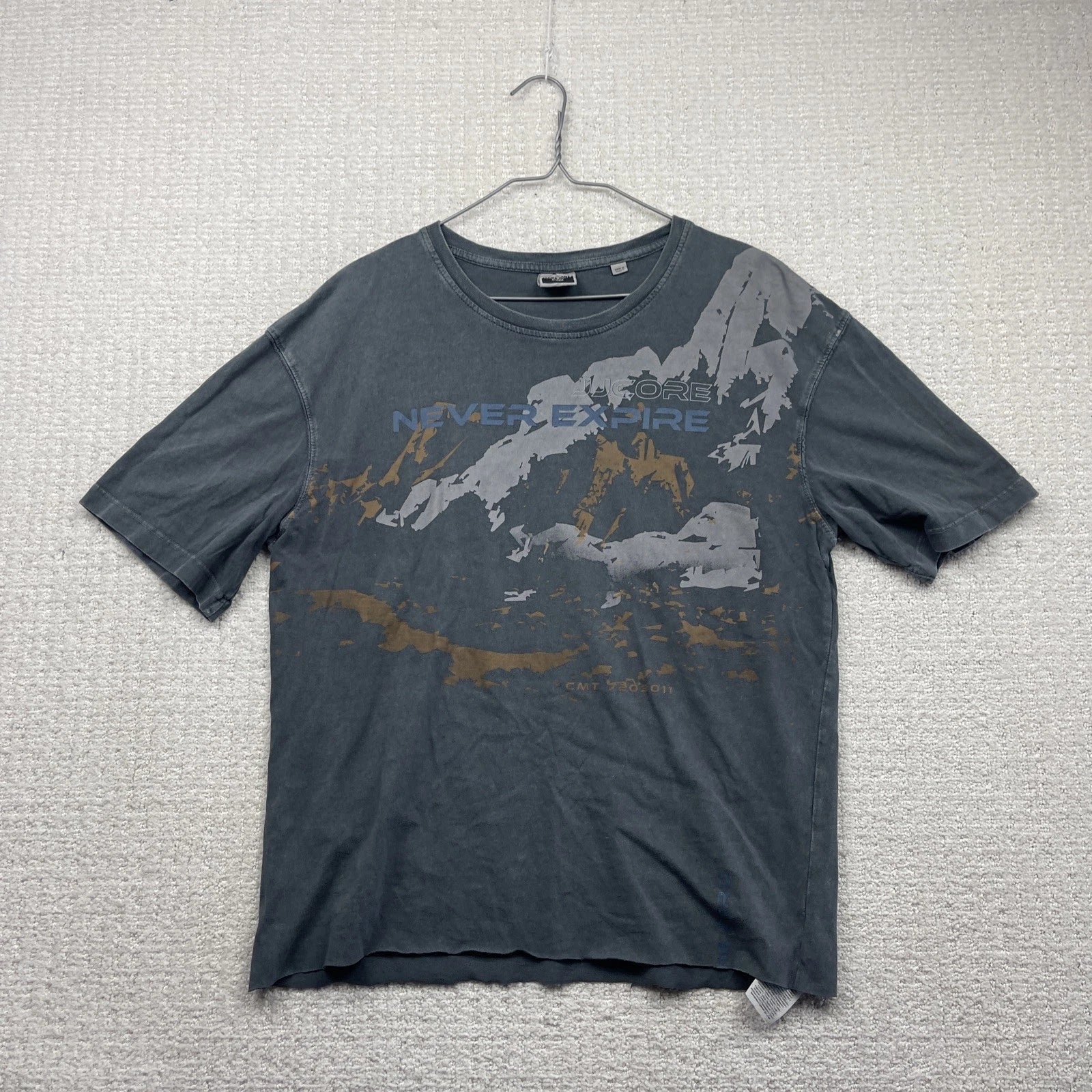 Y2K Jack Jones Mountain Nature Graphic Faded Grey - Adult & Kids T-Shirts, Sweatshirts & Hoodies apparel design preview 1