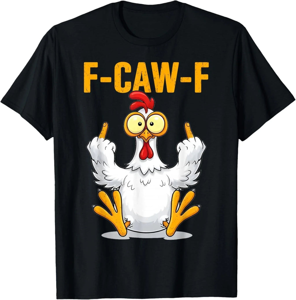 Funny Chicken Mens F CAW Graphic Rude Humour Novelty - Adult & Kids T-Shirts, Sweatshirts & Hoodies apparel design preview 1