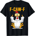 Funny Chicken Mens F CAW Graphic Rude Humour Novelty - Adult & Kids T-Shirts, Sweatshirts & Hoodies apparel design preview 1