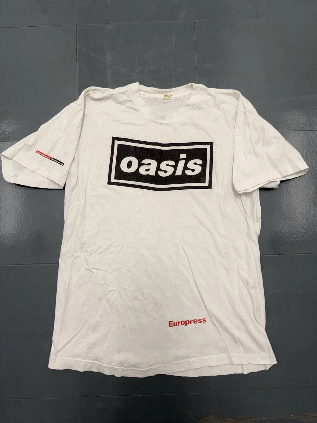 Vintage Oasis 90s Europress Screen Stars L Box Logo - Adult & Kids T-Shirts, Sweatshirts & Hoodies apparel design preview 1