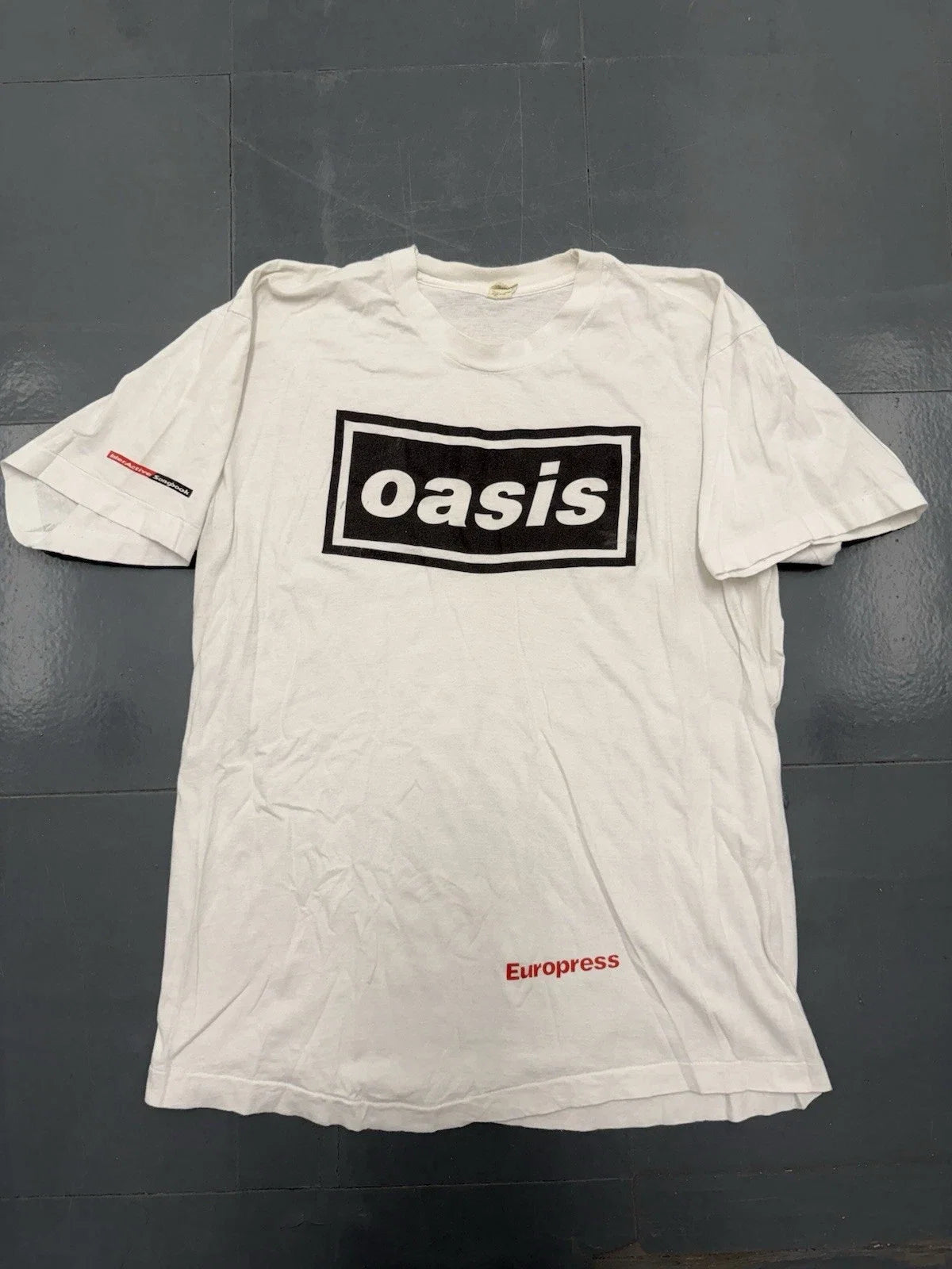 Vintage Oasis 90s Europress Screen Stars L Box Logo - Adult & Kids T-Shirts, Sweatshirts & Hoodies apparel design preview 1
