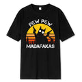 Pew Madafakas Cat with Two Guns Printing Summer - Adult & Kids T-Shirts, Sweatshirts & Hoodies apparel design preview 1