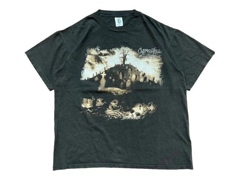 RARE Vintage 90s Cypress Hill Black Sunday hip hop - Adult & Kids T-Shirts, Sweatshirts & Hoodies apparel design preview 1