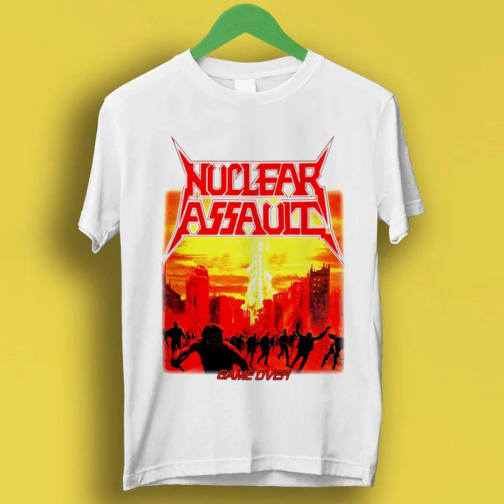 Nuclear Assault Game Over S.O.D. Anthrax Hirax - Adult & Kids T-Shirts, Sweatshirts & Hoodies apparel design preview 1