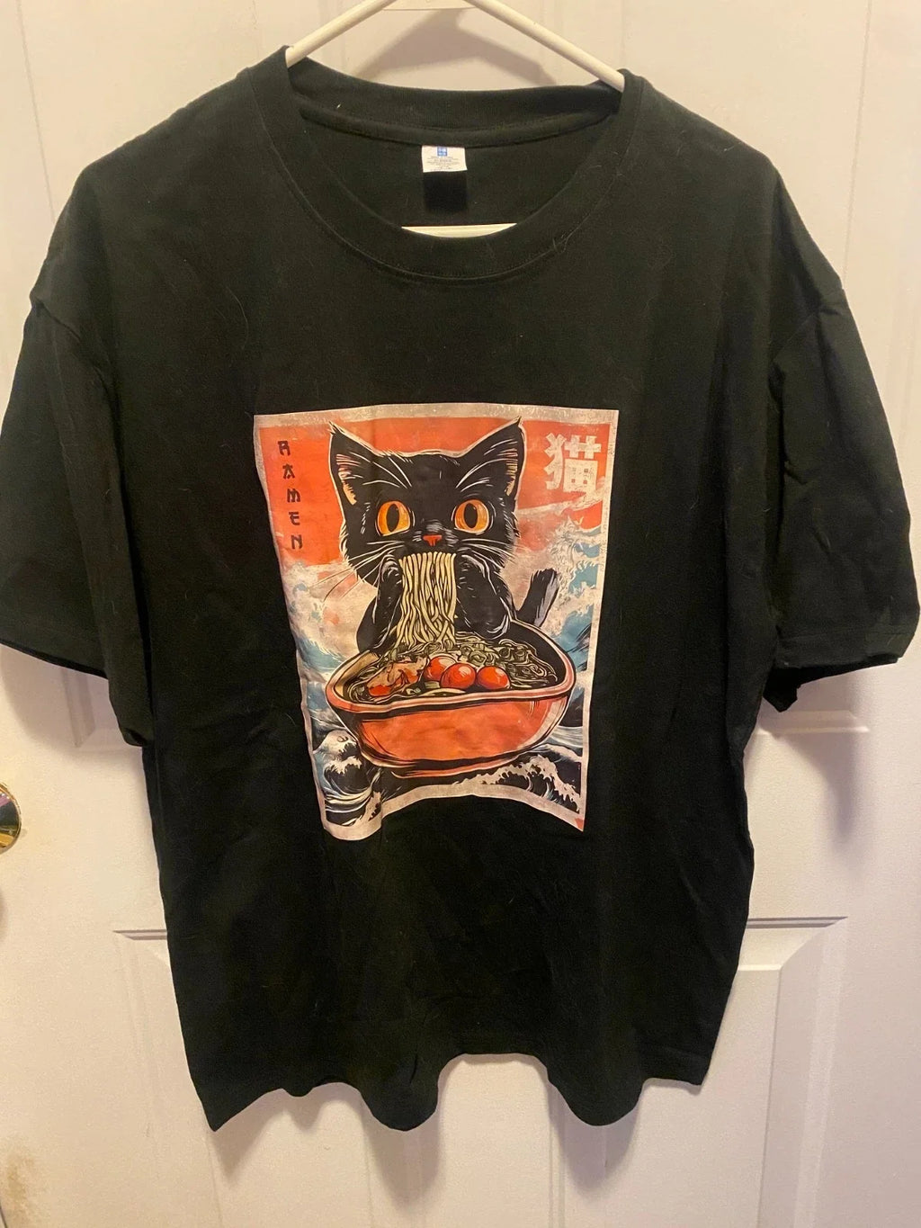 Men's Anime Ramen Cat Retro Japanese Noodles Kawaii - Adult & Kids T-Shirts, Sweatshirts & Hoodies apparel design preview 1