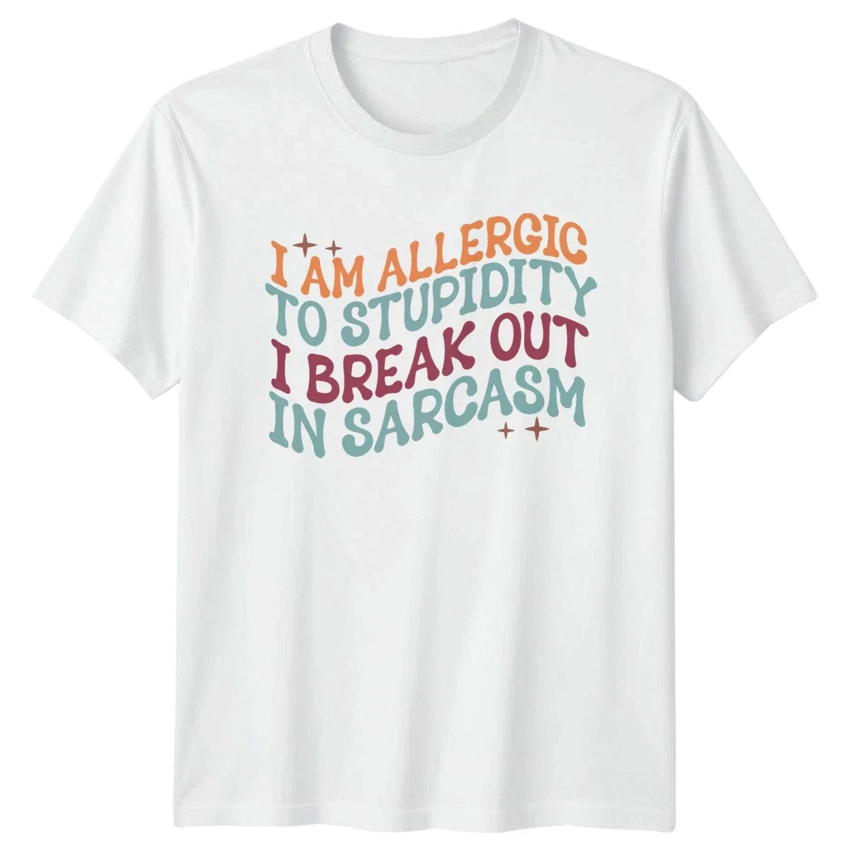 I Am Allergic To Stupidity Sarcasm Humor Birthday - Adult & Kids T-Shirts, Sweatshirts & Hoodies apparel design preview 1