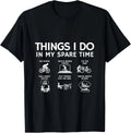 Things I Do in My Spare Time_ Bicycle Cycling Lover - Adult & Kids T-Shirts, Sweatshirts & Hoodies apparel design preview 1