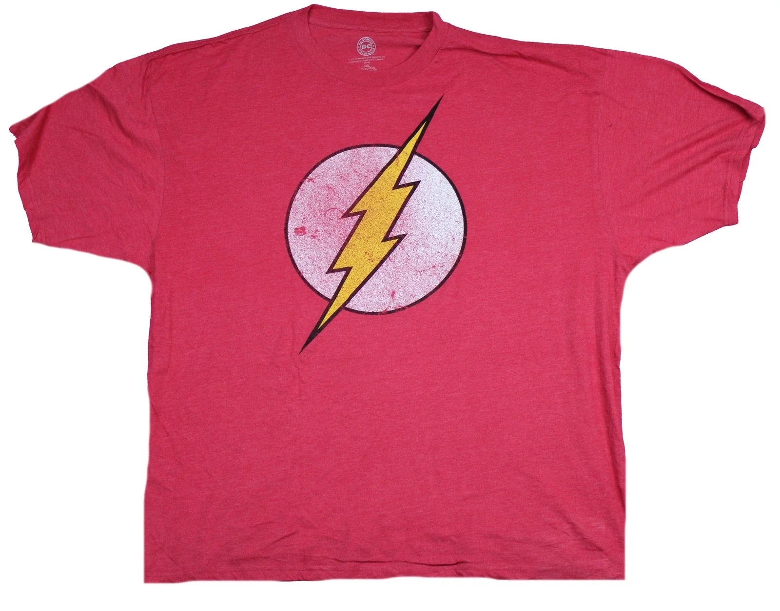 Flash Adult New Super Distressed Classic Bolt Logo - Adult & Kids T-Shirts, Sweatshirts & Hoodies apparel design preview 1