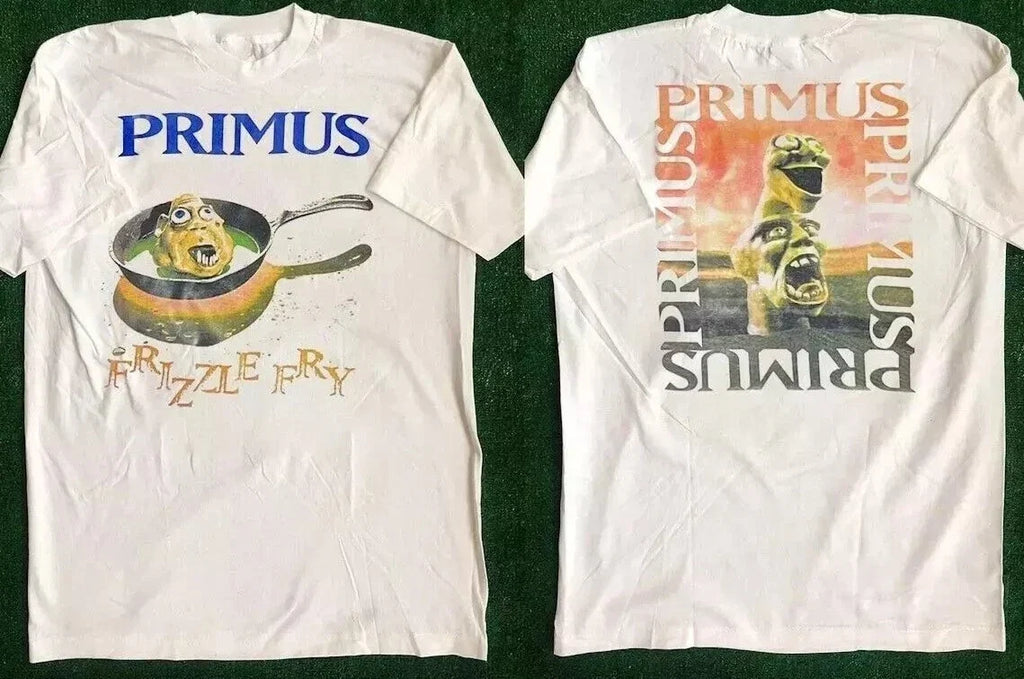 Primus Frizzle Fry 1990 Tour Vintage 90s Rock Music - Adult & Kids T-Shirts, Sweatshirts & Hoodies apparel design preview 1