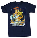 Cowboy Bebop Adult New Ein and Ed Collage Over Logo - Adult & Kids T-Shirts, Sweatshirts & Hoodies apparel design preview 1